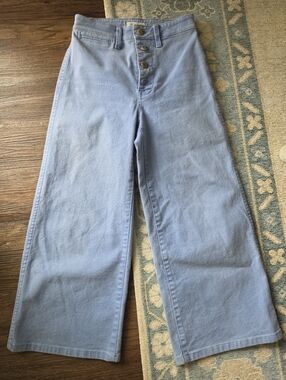 Madewell Vintage Blue Wideleg Pants